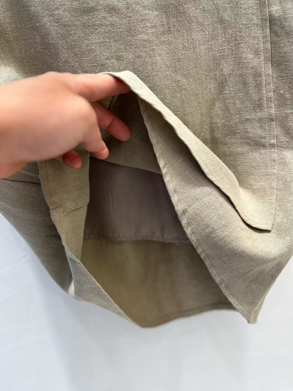 棉麻裙
