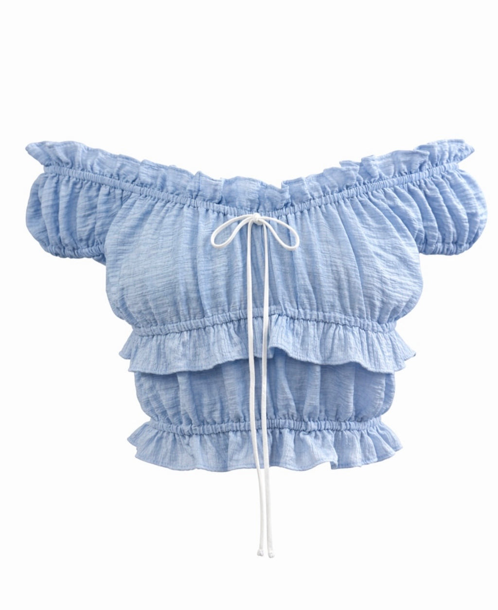 糖果系Ruffle Top